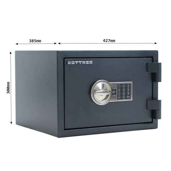 Rottner Dokumententresor EN1 Fire Hero 30 Elektronikschloss anthrazit T06315